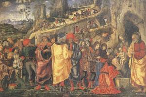 Parentino, Bernardo The Adoration of the Magi (mk05) oil painting image